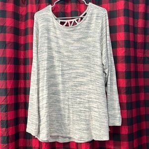 Maurice’s 24/7 Sweater Top with Criss Cross back, Size 2x